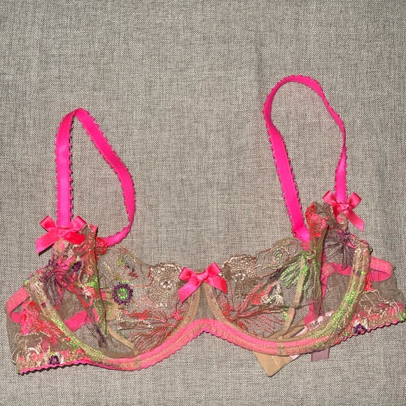 Agent Provocateur Other - Agent provocateur 32D pink floral ZURI bra